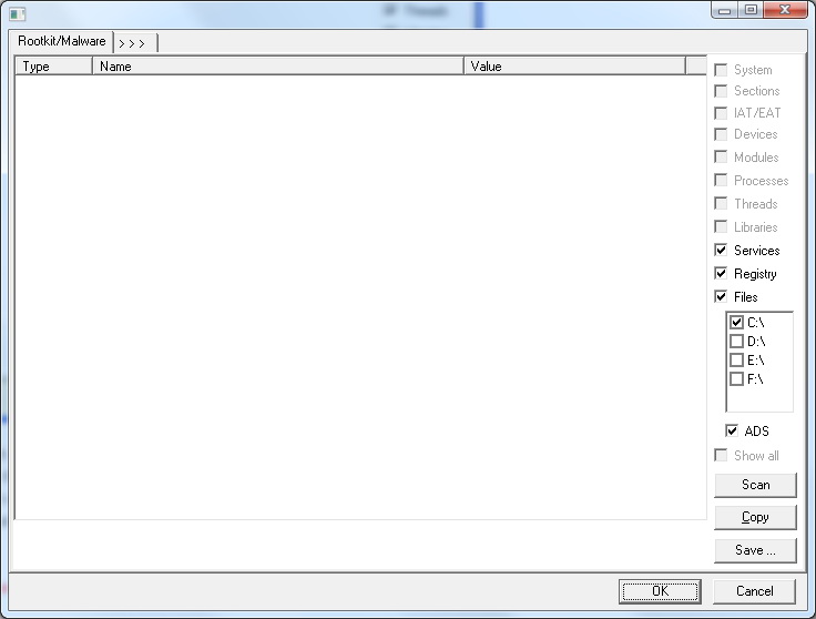 Here is the log. GMER 1.0.15.15627 - http://www.gmer.net. Rootkit scan 2011-05-22 00:00:53. Windows 6.1.7601 Service Pack 1. Running: gmer.exe